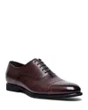 Santoni Men's Darian Lace Up Oxford Shoes In Dark Brown
