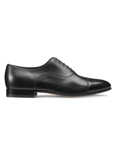 Santoni Men's Darian Cap-toe Oxfords In Black