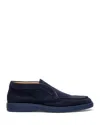 Santoni Men's Detroit Laceless Slip On Chukka Boots In Blue