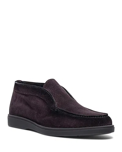 SANTONI MEN'S DETROIT LACELESS SLIP ON CHUKKA BOOTS