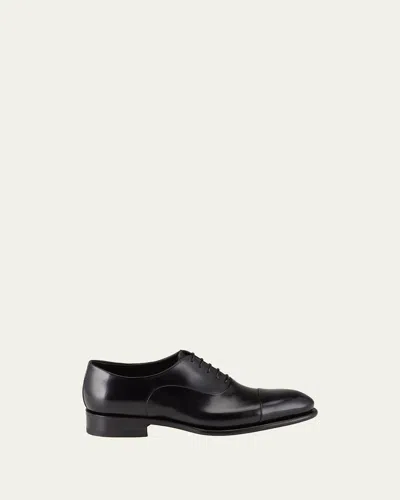 Santoni Men's Isaac Cap-toe Leather Oxford Shoes In Multi