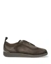 Santoni Men's Low Profile Slip On Sneakers In Nude