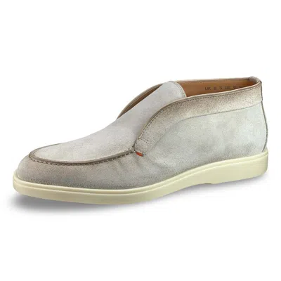 Pre-owned Santoni Men's Shoes Digits Laceless Chukka In Beige