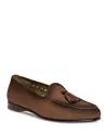 Santoni Men's Slip On Tassel Loafers - Exclusive In Brown