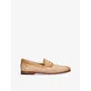 Santoni Beige Carlo Loafers In Beige