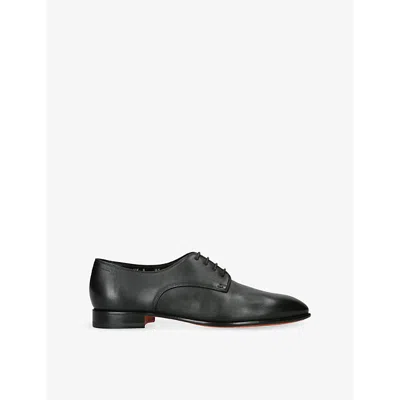 SANTONI MENS SANTONI ADRIAN LEATHER OXFORD SHOES