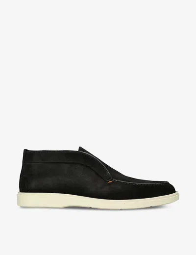 SANTONI MENS SANTONI DETROIT SLIP-ON SUEDE DESERT BOOTS