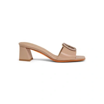SANTONI MID-HEEL SANDAL