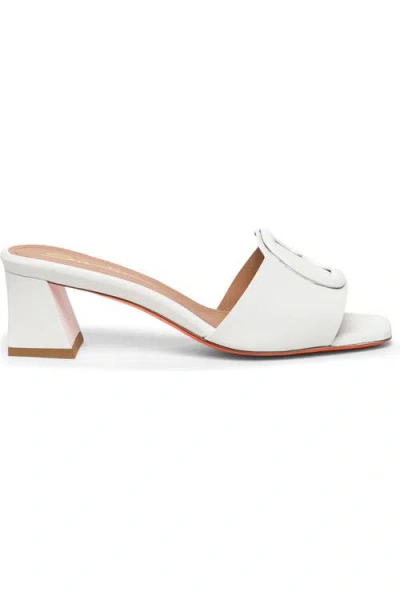 SANTONI MID-HEEL SANDAL