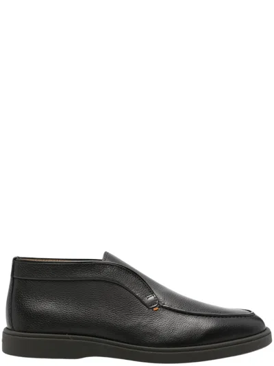 Santoni Mini Leather Lace-up Dress Shoes For Men In Multi