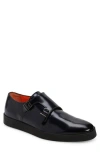 Santoni Monk Strap Sneaker In Blue