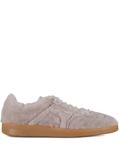 Santoni Olympic Lace-up Sneakers In Neutral