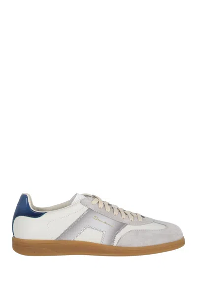 Santoni Olympic Sneakers In White