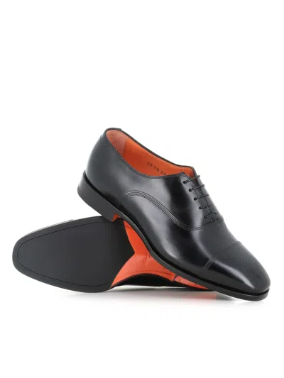 Santoni Oxford Archie C In Black