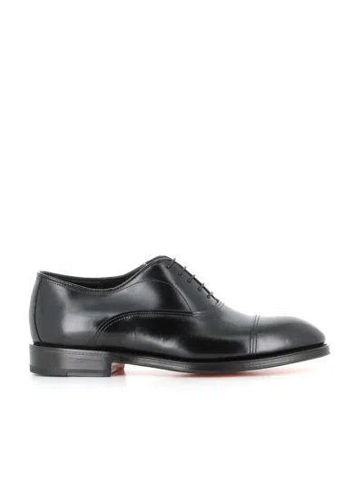 Santoni Oxford In Black