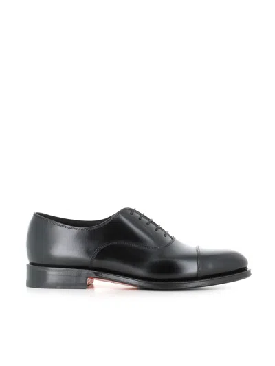 Santoni Oxford New Linger In Black