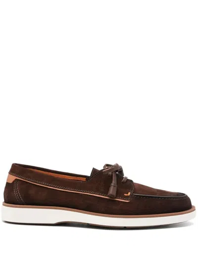 Santoni Oyster Loafer Detroit Shoes In White