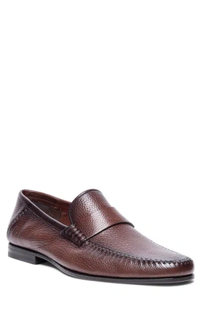 Santoni Paine Loafer In Brown