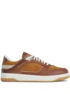Santoni Laced Sneakers In Brown