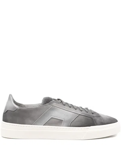 Santoni Panelled Sneakers In Multi