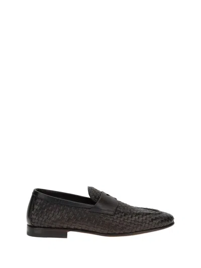 Santoni Penny Loafers