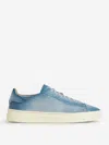 Santoni Sneakers  Men Color Sky Blue In Sky Blue