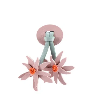 Santoni Pink Leather  Edelweiss Tassels Primavera Pink