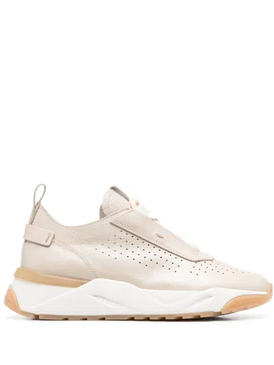 Santoni Platform-sole Sneakers In Nude
