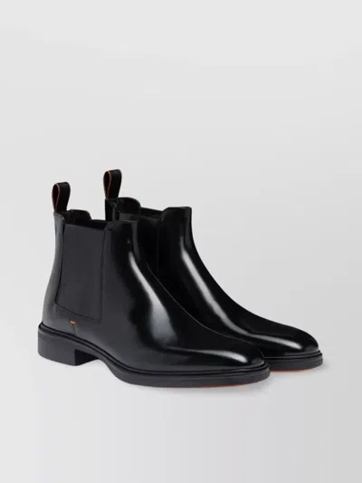 SANTONI "PRACTICAL" PULL-ON ANKLE BOOTS