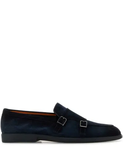 SANTONI PURA MONK SHOES