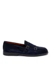 Santoni Pura A Loafer Malibu In Blue