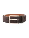 Santoni Regular Belt In Brown