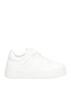Santoni Rethink Woman Sneakers White Size 6 Leather In White