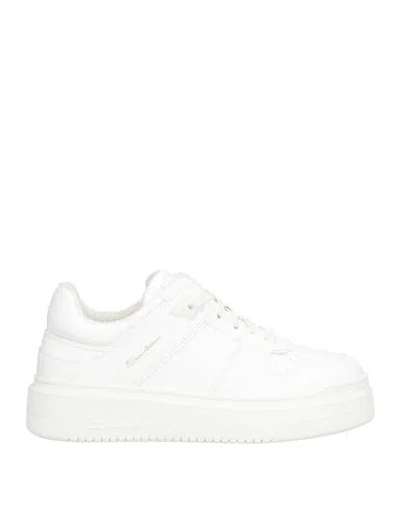 Santoni Rethink Woman Sneakers White Size 6 Leather