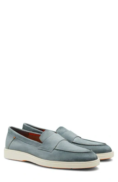 Santoni Revolve Loafer In Blue