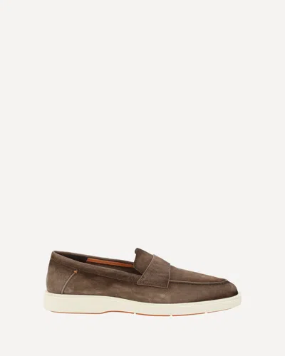 Santoni Revolve Loafers In Brown