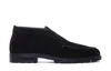 Santoni Rock Ankle Boots In Black