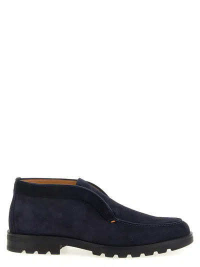 SANTONI ROCK ANKLE BOOTS