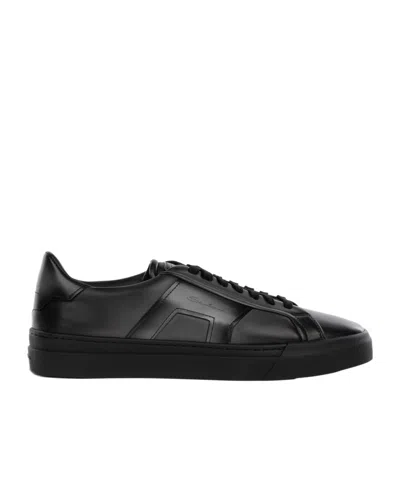SANTONI DOUBLE BUCKLE SNEAKERA
