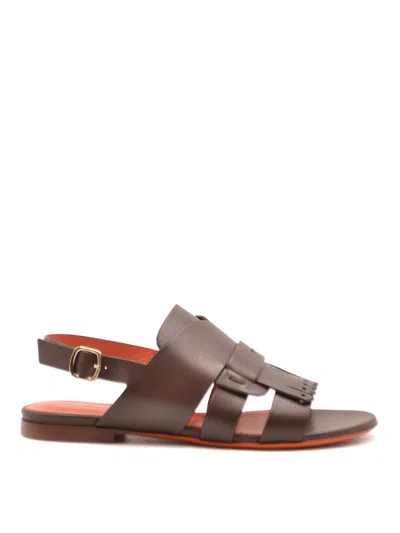 Santoni Sandalias - Marrón