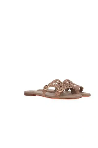 Santoni Sandals In Beige