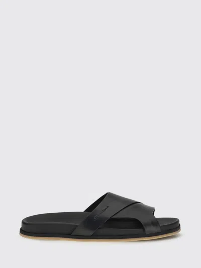 Santoni Sandals Men In Animal Print