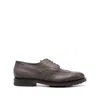 Santoni Leather Brogues In Brown