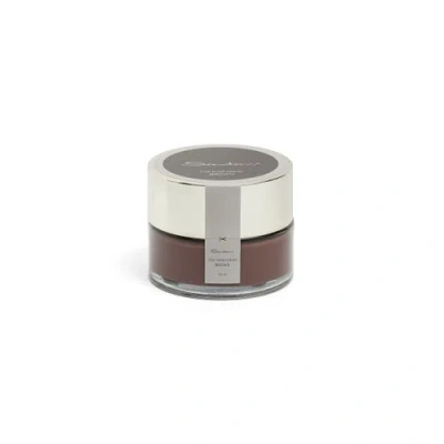 Santoni Shoe Care Kit With Cream And Polishing Cloth Dark Brown
