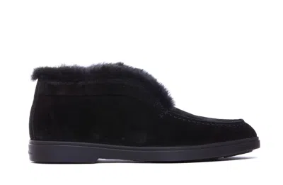 Santoni Shoes In Black