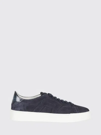 Santoni Shoes Men Color Blue In Multi