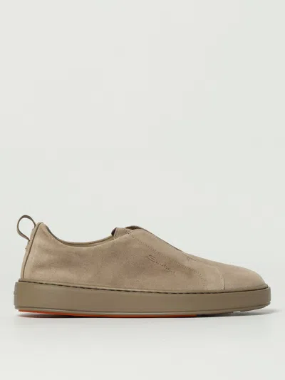 Santoni Shoes  Men Color Beige In Sand