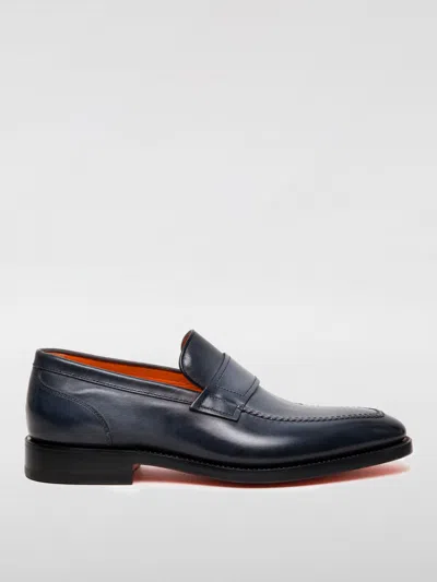 Santoni Shoes  Men Color Blue In Blau