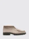 Santoni Ankle Boots Lace-up Round Toe In Black