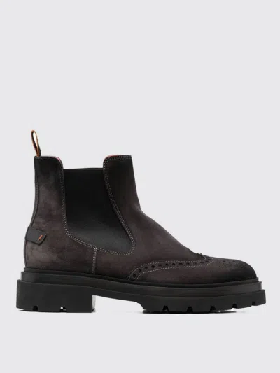 SANTONI BOOTS SANTONI MEN COLOR GREY,F95317020